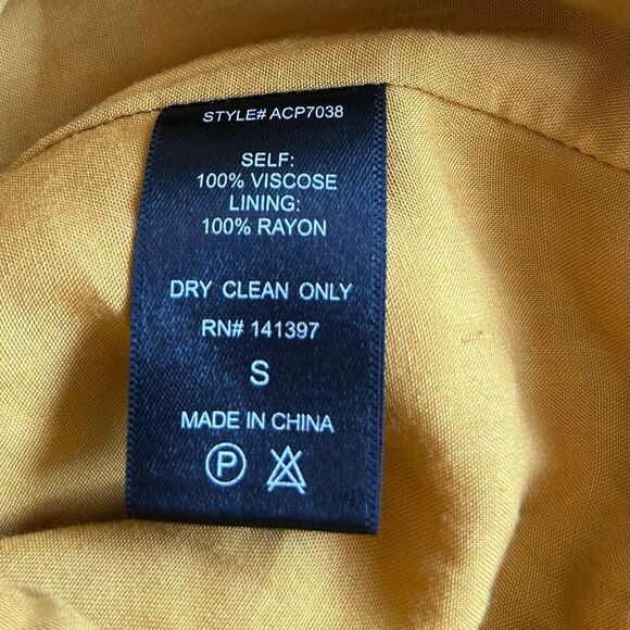 ASTR The Label Gold Print Polka Dot Wide Leg Viscose Pants Size Small - Picture 8 of 12